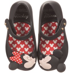 Girls Mini Melissa Disney Ultra Shoes in Black Size 5 Only Left 31738 01003