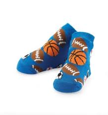 Baby Boys Mudpie Sports Ball Socks Size 0 to 12 Months Sizing Item 172977 - Runwayz Boutique