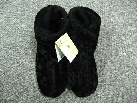 Ladies Warm Buddy Booties Slipper in Black One Size - Runwayz Boutique