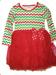 Girls Molly & Millie Chevron Dress Size 3T Only Style 94-221 - Runwayz Boutique
