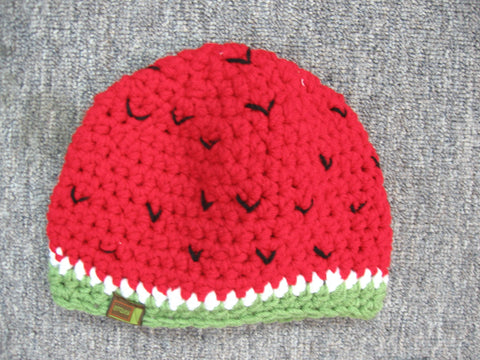 Watermelon Toque Size 3 to 9 Months Only by Lots of Knots