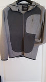 MPG Mens Small Grey Spring Jacket Empire Zip Hoodie - Runwayz Boutique