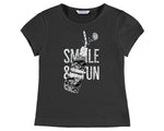 Girls Youth Smile & Fun Black Pop Bottle Tshirt Mayoral Pop Style 6019 Changeable Sequins Spangles
