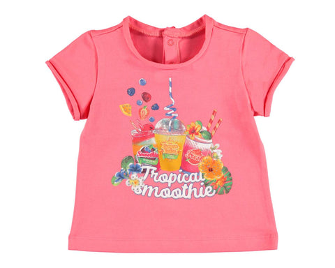 Mayoral Girls T Shirt Tropical Fruit Smoothie 18 months thru 36 months sizing - Runwayz Boutique