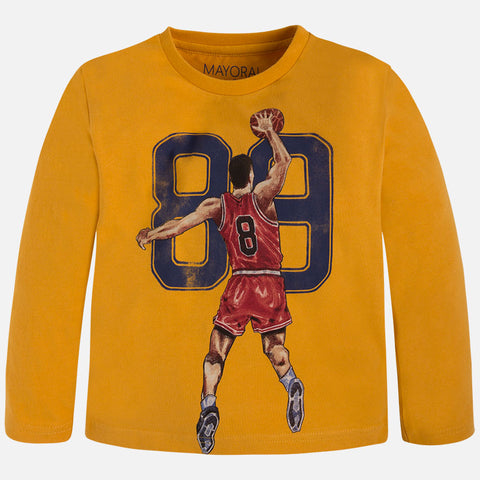 Mayoral Boys Basketball Long Sleeved Top style 4018 Size 8 or 9 - Runwayz Boutique