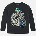Mayoral Boys Long Sleeved Motorcycle Sport Bike Print Style Team Speed Racing Style 4030 - Runwayz Boutique