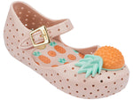 Girls Mini Melissa Furadinha VII BB Shoe Pineapple with Pink and Orange 31697 50539