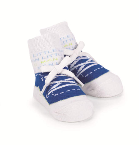 Mudpie Baby Boy Little Man Socks Size 0-12 Months Item 172956 - Runwayz Boutique