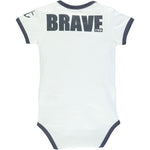 Baby Boys Newborn Tumble 'n Dry Brave Onesie with Mustache and Sunglasses Size 9 Months Only - Runwayz Boutique