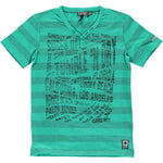 Tumble 'n Dry Youth Boys Green Surf's Up Tshirt T130775104 Surf - Runwayz Boutique