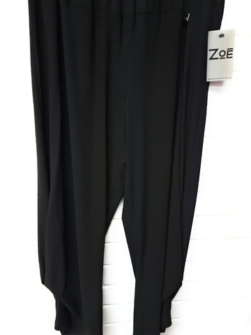 Ladies Black Capri Pant Zoe brand style 6188 - Runwayz Boutique