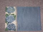 Set of 6 Hydrangea Placemats by Manual Woodworkers Weavers Set of 6 Annabelle's Blossoms - Runwayz Boutique